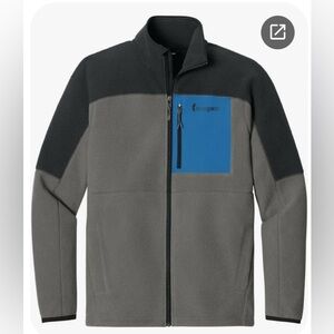 Cotopaxi Abrazo Fleece Hooded Full-Zip Jacket M Black & Cinder NWT